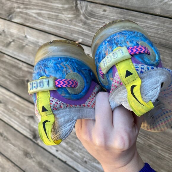 Nike Air Vapormax 2020 Pure Platinum Self Lace Shoes Size 11 - Picture 8 of 9